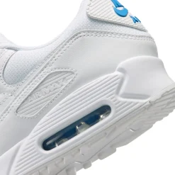 Nike Air Max 90 Sneakers Wit Blauw Crystal