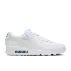 Nike Air Max 90 Sneakers Wit Blauw Crystal