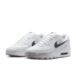 Nike Air Max 90 Sneakers Wit Wit Donkergrijs