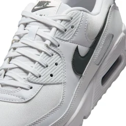 Nike Air Max 90 Sneakers Wit Wit Donkergrijs