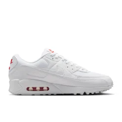 Nike Air Max 90 Sneakers Wit Wit Felrood