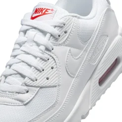 Nike Air Max 90 Sneakers Wit Wit Felrood