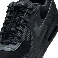 Nike Air Max 90 Sneakers Zwart Antraciet Donkergrijs Zilvergrijs