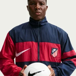Nike Atletico Madrid Repel Woven Trainingsjack 1996 Donkerblauw Rood Wit