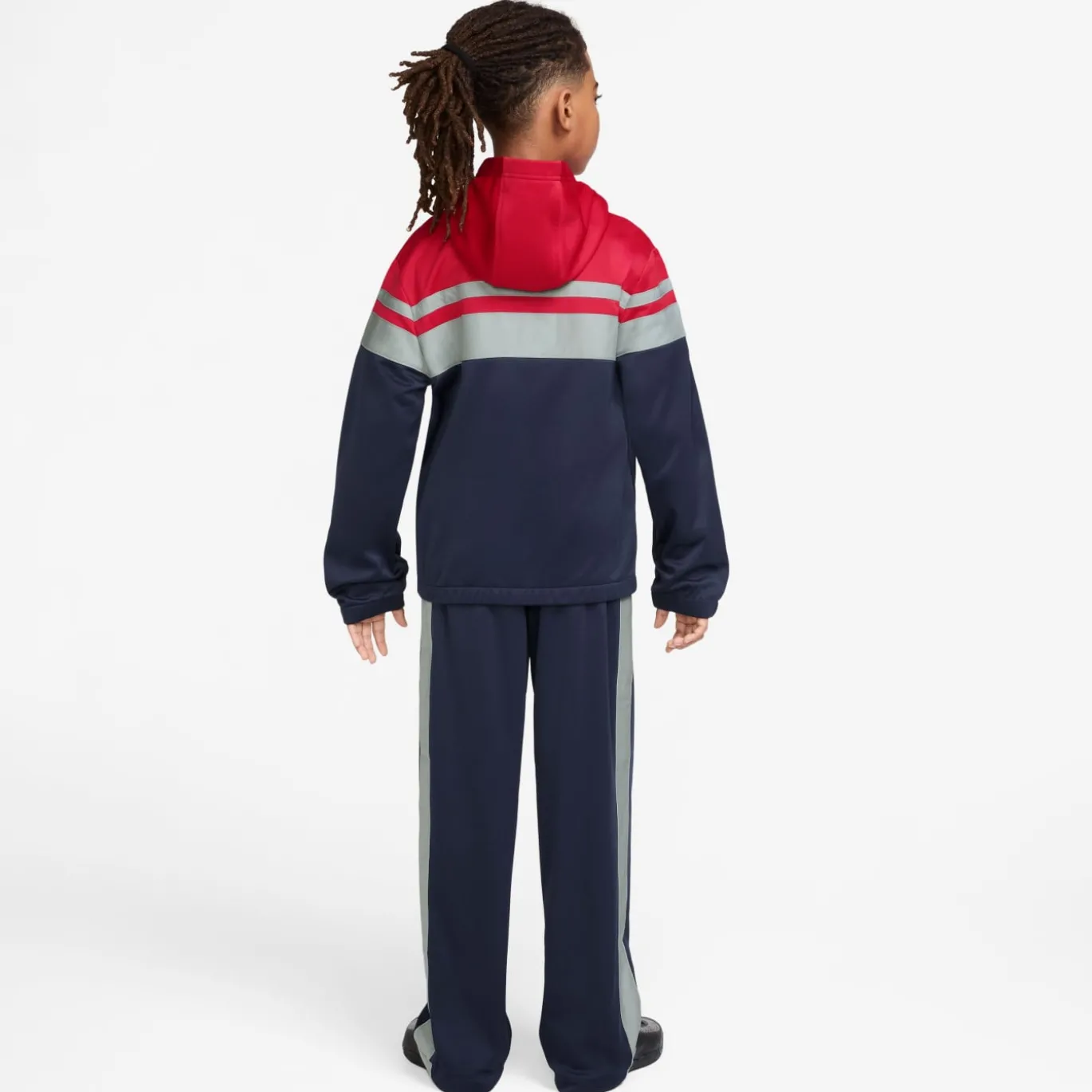 Nike Atletico Madrid Sportswear Trainingspak 2026-2027 Kids Donkerblauw Rood Grijs