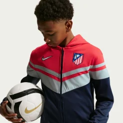 Nike Atletico Madrid Sportswear Trainingspak 2026-2027 Kids Donkerblauw Rood Grijs