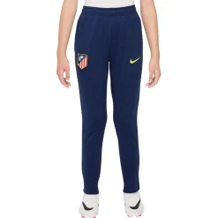 Nike Atletico Madrid Strike Trainingsbroek 2025-2026 Kids Donkerblauw Geel