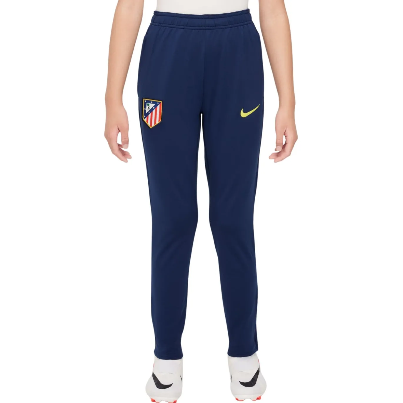 Nike Atletico Madrid Strike Trainingsbroek 2025-2026 Kids Donkerblauw Geel