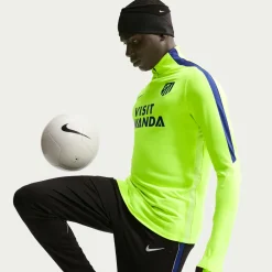 Nike Atletico Madrid Strike Trainingspak 1/4-Zip 2026-2027 Neongroen Zwart Donkerblauw Wit