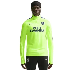 Nike Atletico Madrid Strike Trainingspak 1/4-Zip 2026-2027 Neongroen Zwart Donkerblauw Wit