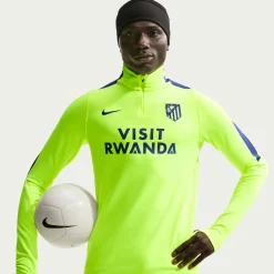 Nike Atletico Madrid Strike Trainingspak 1/4-Zip 2026-2027 Neongroen Zwart Donkerblauw Wit