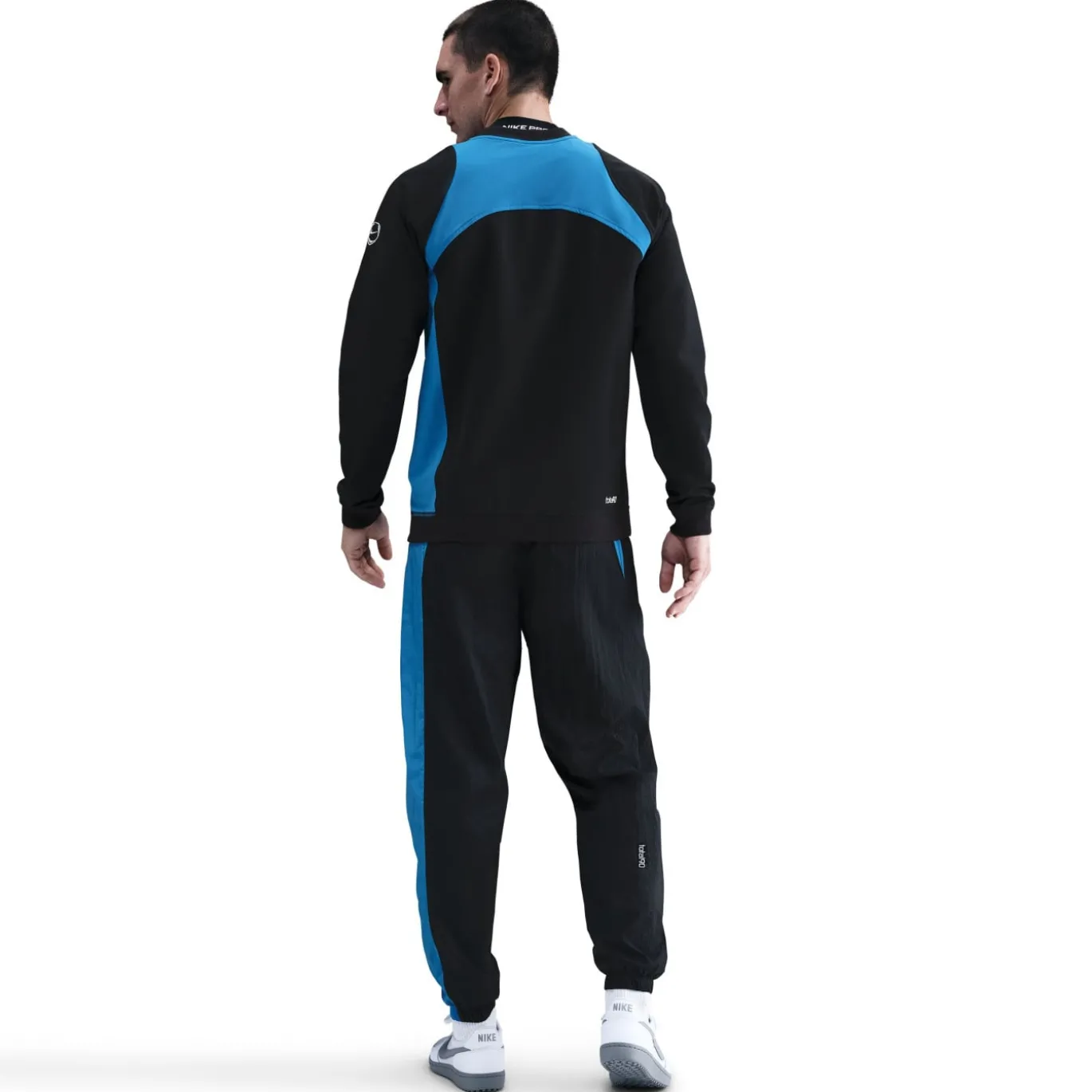 Nike Atletico Madrid Total 90 Trainingsbroek Woven 2025-2026 Zwart Blauw Wit