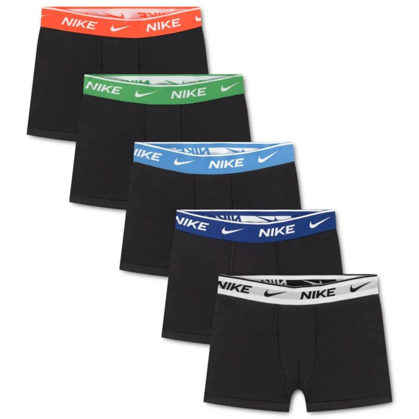 Nike Boxershort 5-Pack Kids Zwart Multicolor