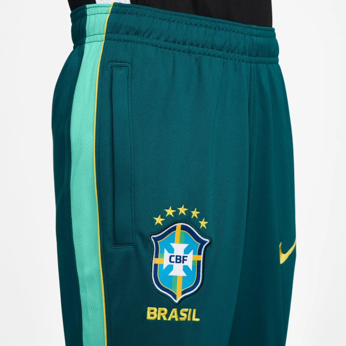 Nike Brazilië Academy Pro Trainingspak 1/4-Zip 2026-2028 Kids Blauw Groen Geel