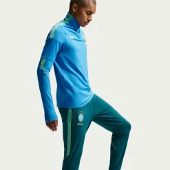 Nike Brazilië Strike Trainingspak 1/4-Zip 2026-2028 Blauw Groen Geel