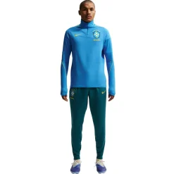 Nike Brazilië Strike Trainingspak 1/4-Zip 2026-2028 Blauw Groen Geel