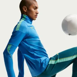 Nike Brazilië Strike Trainingspak 1/4-Zip 2026-2028 Blauw Groen Geel