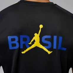 Nike Brazilië x Jordan Strike Trainingsshirt 2026-2028 Zwart Geel Groen Blauw