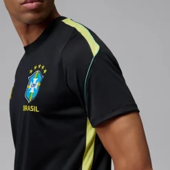 Nike Brazilië x Jordan Strike Trainingsshirt 2026-2028 Zwart Geel Groen Blauw