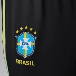 Nike Brazilië x Jordan Strike Trainingspak 1/4-Zip 2026-2028 Zwart Geel Mintgroen