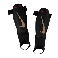 Nike Charge Scheenbeschermers Kids Zwart Felrood Goud