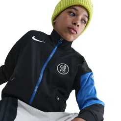 Nike Chelsea Anthem Trainingsjack 2025-2026 Kids Zwart Blauw Wit