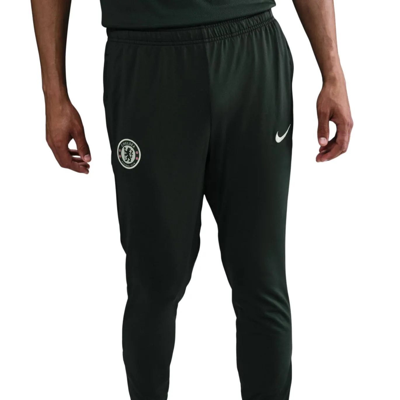 Nike Chelsea Strike Trainingspak 1/4-Zip 2025-2026 Grijsgroen Donkergroen Wit