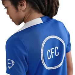 Nike Chelsea Strike Trainingsshirt 2025-2026 Kids Blauw Wit