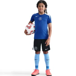 Nike Chelsea Strike Trainingsshirt 2025-2026 Kids Blauw Wit