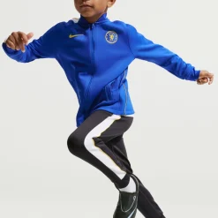 Nike Chelsea Strike Trainingspak 2026-2027 Kleuters/Kids Blauw Donkerblauw Goudgeel Wit