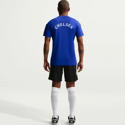 Nike Chelsea Strike Trainingsset 2026-2027 Blauw Donkerblauw Goudgeel Wit