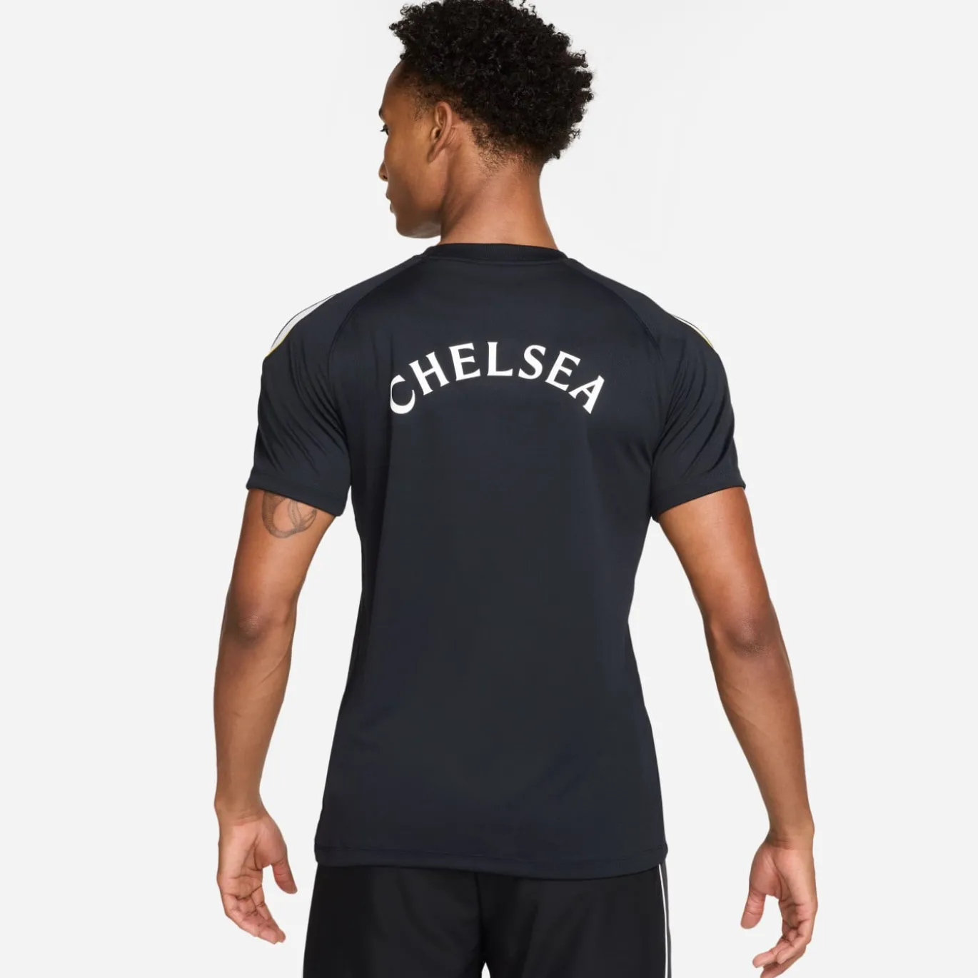 Nike Chelsea Strike Trainingsset 2026-2027 Donkerblauw Goudgeel Wit