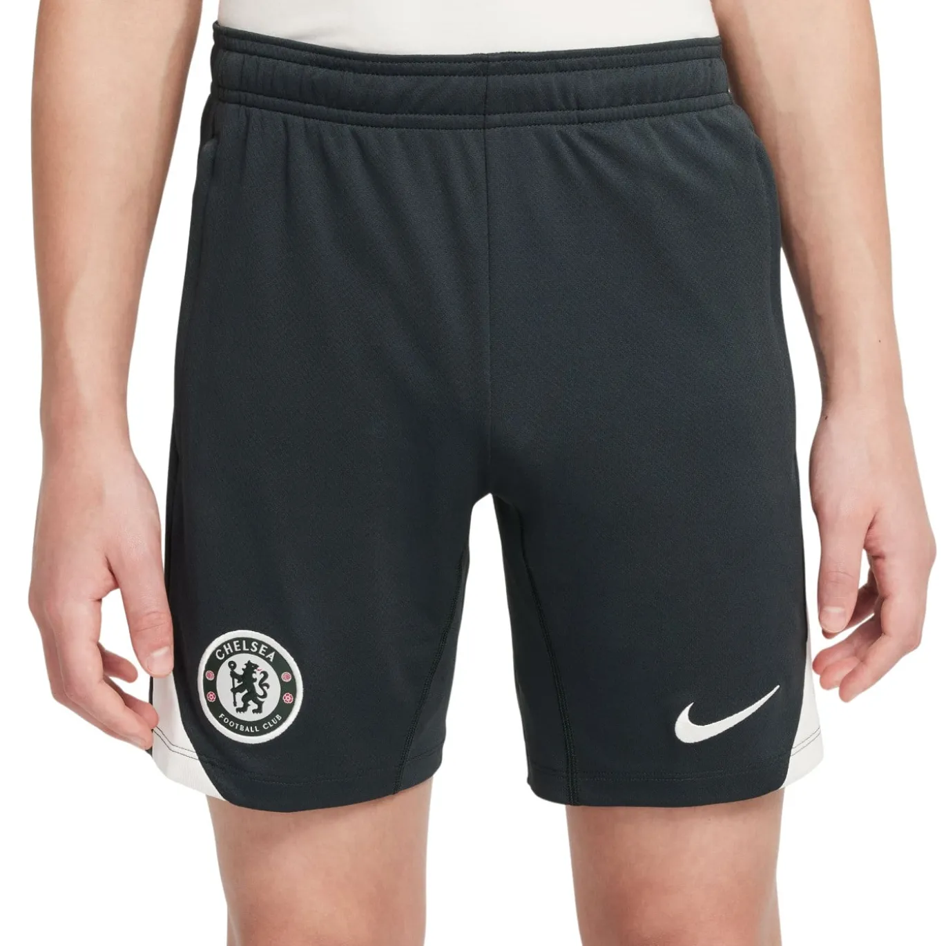 Nike Chelsea Strike Trainingsbroekje 2025-2026 Kids Donkergroen Wit