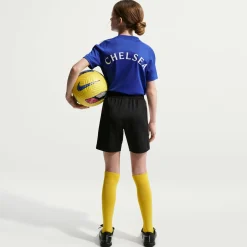 Nike Chelsea Strike Trainingsbroekje 2026-2027 Kids Donkerblauw Wit Goudgeel