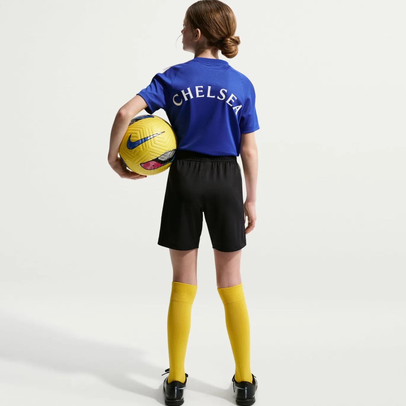 Nike Chelsea Strike Trainingsbroekje 2026-2027 Kids Donkerblauw Wit Goudgeel