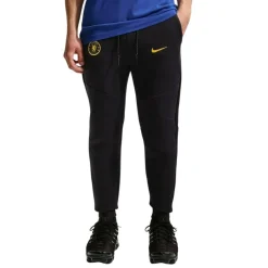 Nike Chelsea Tech Fleece Trainingspak 2026-2027 Zwart Goudgeel