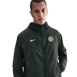 Nike Chelsea Tech Woven Trainingspak Full-Zip 2025-2026 Donkergroen