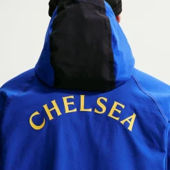 Nike Chelsea Tech Woven Trainingspak 2026-2027 Blauw Donkerblauw Goudgeel