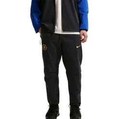 Nike Chelsea Tech Woven Trainingspak 2026-2027 Blauw Donkerblauw Goudgeel