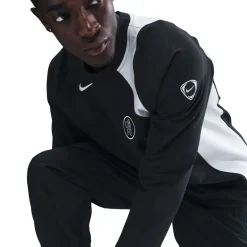 Nike Chelsea Total 90 Crew Woven Trainingspak 2025-2026 Zwart Wit