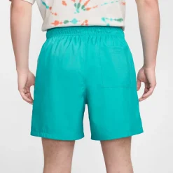 Nike Club Broekje Turquoise Wit
