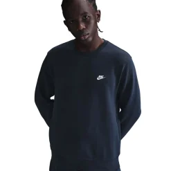 Nike Club Crew Sweater Donkerblauw Wit