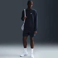 Nike Club Crew Sweater Donkerblauw Wit