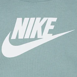 Nike Club Fleece Trainingspak Hooded Peuters/Kleuters Grijsgroen Wit