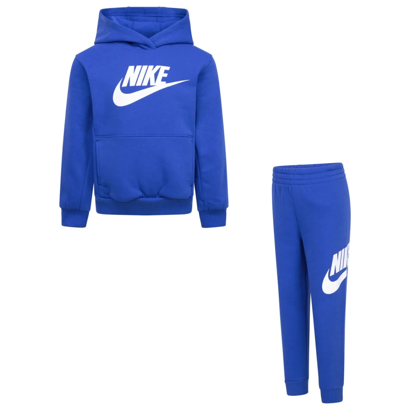 Nike Club Fleece Trainingspak Hooded Peuters/Kleuters Blauw Wit