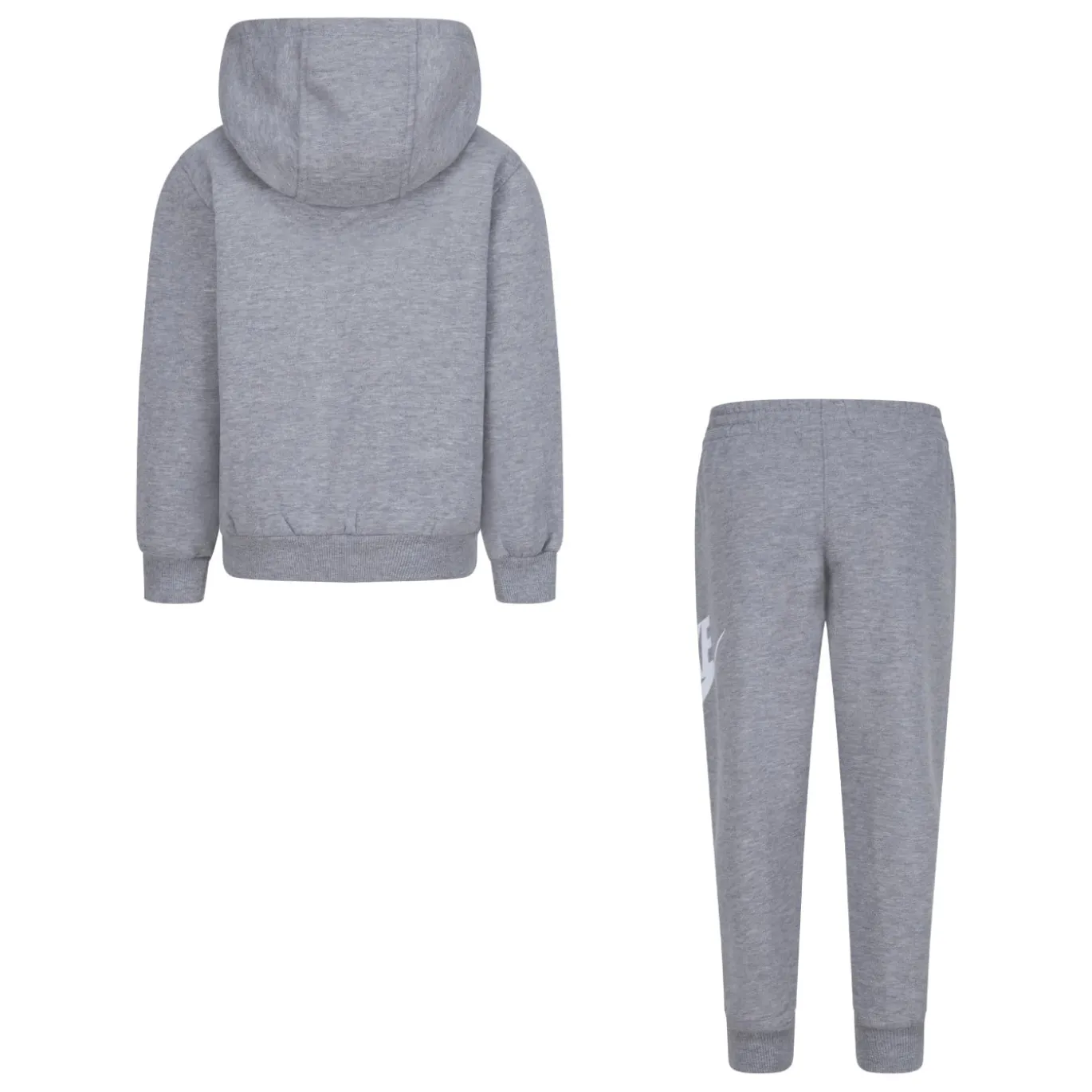 Nike Club Fleece Trainingspak Hooded Peuters/Kleuters Grijs Wit
