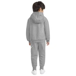 Nike Club Fleece Trainingspak Hooded Peuters/Kleuters Grijs Wit