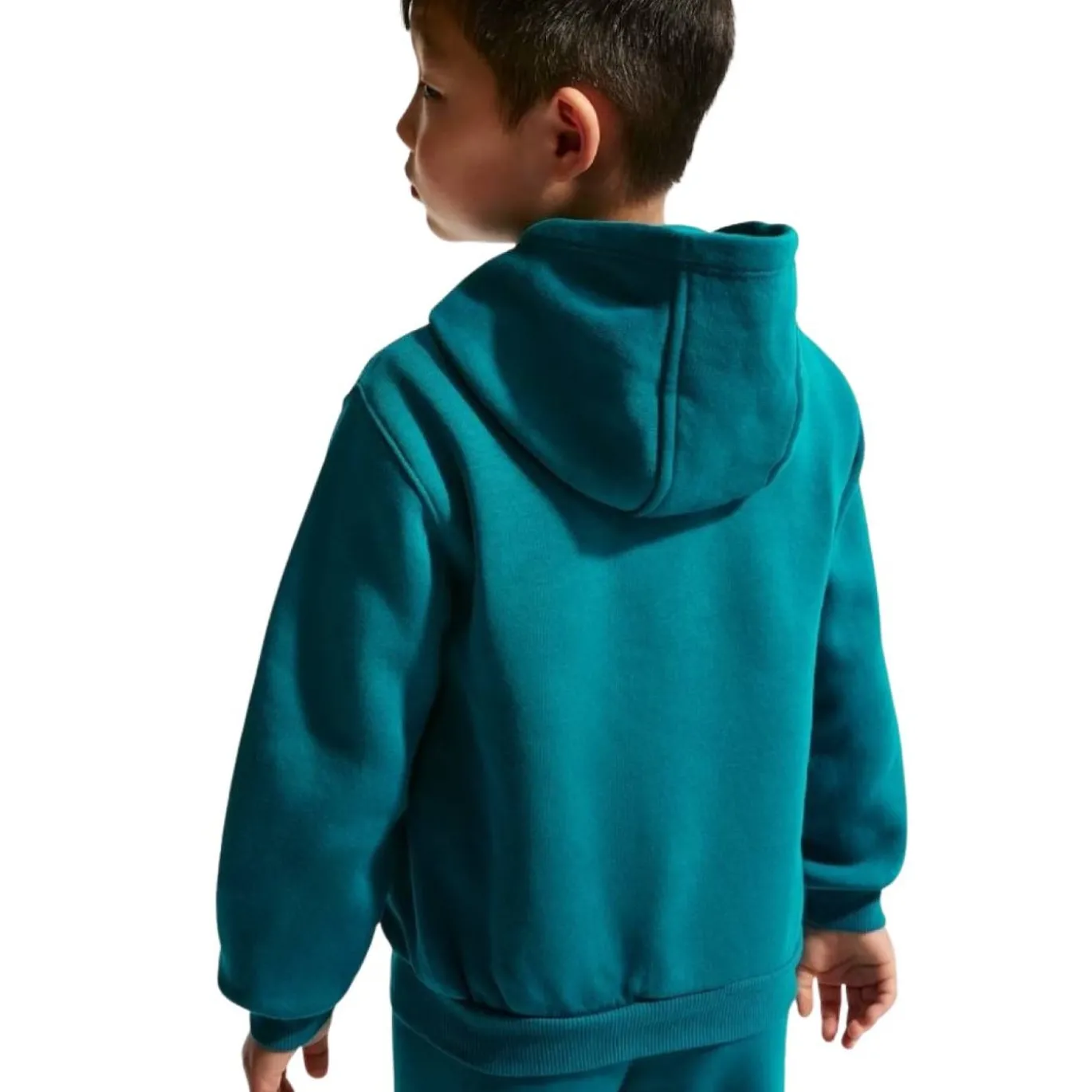 Nike Club Fleece Trainingspak Hooded Peuters/Kleuters Blauwgroen Wit
