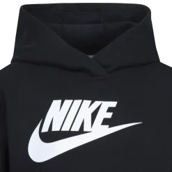 Nike Club Fleece Trainingspak Hooded Peuters/Kleuters Zwart Wit