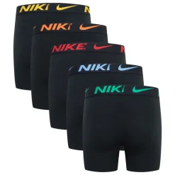Nike Color Pop Cotton Boxershorts 5-Pack Jongens Zwart Multicolor